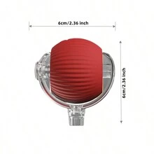 1 quả bóng đồ chơi trêu mèo tự động có thể sạc lại bằng USB, có cấu trúc nhựa bền bỉ để giải trí tương tác, giúp giải tỏa sự nhàm chán và cung cấp đồ chơi điện tử tự động thông minh cho mèo và chó nhỏ - Đỏ - Xem 3