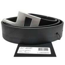 J.Lindeberg Betsy Logo Silver Golf Leather Belt Black - màu đen - Xem 5