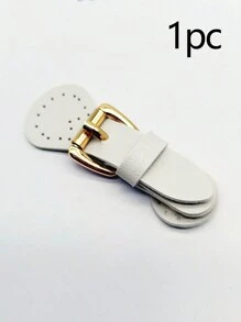 1pc Canvas Bag Wallet Shoulder Strap Connection Leather Buckle, Solid Color Leather Buckle, Vintage Bag Metal Buckle, Used To Seal Shoulder Bag And Clothing Fasteners, Sewn Diy Craft Accessories, Used For Diy Handbags, Leather Craft Bag Wallets - Multicolor - View 15