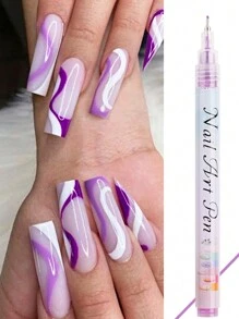 亚克力马克笔彩色防水绘画绘图涂鸦记号笔速干永久中性笔适用于学生涂鸦教师和学校使用返校 - 彩色 - 查看 11