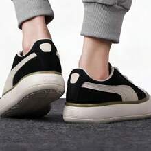Puma Contrast Color Lace-Up Fashionable Versatile Chunky-Sole Retro Platform Sneakers
