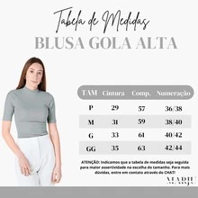 Kit Of 3 High Neck Ribbed Cotton Blouses With 3/4 Sleeves - Women's Basic Casual Shirt - 3 白色 - 查看 2