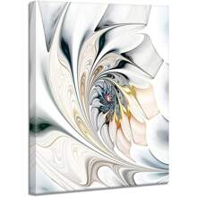 1pc  Bathroom Decor Wall Art - Modern Abstract Canvas Art Wall Decor Bathroom Wall Art Silver Wall Decor For Bathroom Decorations Abstract Artwork Wall Paintings Bathroom Pictures - Multicolor - View 1