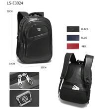 DIOSA LUNA Mochila Resistente Al Agua De Moda Con Letra Roja Cosida En Parches, Con Cremallera, Múltiples Bolsillos Y Gran Capacidad Para Estudiantes Mochila escolar extra grande, práctica y funcional para el dormitorio universitario y estudiantes en tránsito.mochila suave - Negro - Ver 2