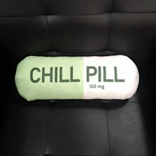 Una almohada de píldora muy interesante, cojín de sofá, cojín decorativo, almohadilla para los pies, regalo creativo, cojines lindos, decoraciones de sofá, nuevas decoraciones del hogar, regalos de cumpleaños, 1 pieza - Verde - Ver 2