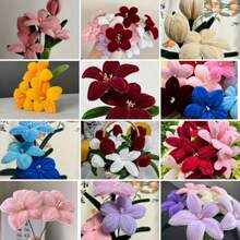 [375pcs]200pcs Pipe Cleaners Craft Supplies With Metal Rods, Hot Melt Sticks, Garden Tape, Gift Card, Flower Core, 1 Tulip Bouquet Tutorial Booklet, DIY Crafts Pipe Cleaner Chenille Stems Kits For Flower Making, Mother's Day Gift, Graduation Wedding Birthday Gift - Bouquet Of Multi-colored Tulips - View 9