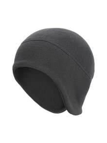 Unisex Knit Beanie Hat, Warm Running Sports Cap, Soft Elastic Fitness Warm Ear Protection Ski Hiking Cycling Windproof Hat