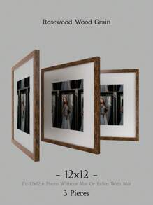 Khung ảnh ghép nhiều tấm 12x16/12x12/8x8, Khung ảnh vuông/chữ nhật tinh tế treo tường, Khung ảnh phong cách Nature's Embrace treo tường, Phù hợp với ảnh 12x16/12x12/8x8 inch không có tấm lót hoặc ảnh 11x14/8x8/4x4 có tấm lót, Gỗ sồi nhạt/Gỗ sồi đỏ/Trắng sữa/Gỗ hồng sắc có vân gỗ giả, Cổ điển/Cottagecore/Tất cả các loại (Không có giấy ảnh), Treo theo chiều dọc hoặc chiều ngang, Khung ảnh tranh đính đá - Nhiều màu - Xem 27