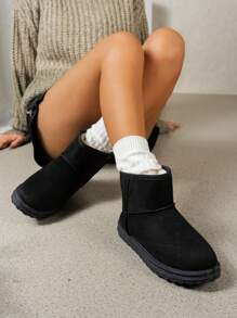 Youth Snow Boots, Boys & Girls Boots, Autumn/Winter Boots, Thermal Lined Short Boots, Winter Shoes Suitable For Daily & Outdoor Use (There May Be Slight Color Difference Between Photos And Actual Product, Which Is Normal)