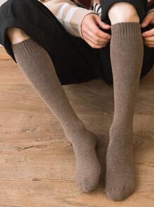 5 Pairs Men's Thick Thermal Thermal Lined Crew Socks, Autumn/Winter - Multicolor - View 9