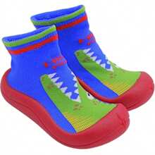 Scented Non-Slip Rubber Sole Socks For Boys And Girls Comfortable Socks - Royal Blue - View 3