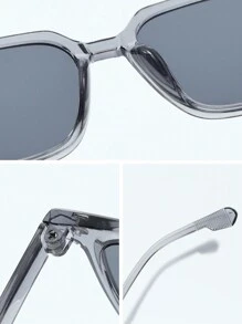 1PC Men Plastic Geometric Classic Fashion Glasses For Outdoor Cycling Camping Fishing Beach Accessories Tops Summer For Summer Beach Vacation,Outdoor,Travel