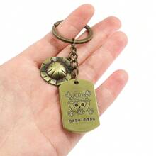 1pc Cartoon Passion Anime One Piece Straw Hat Kid Bounty Wanted, Personalized Decoration Pendant Keychain Bag Accessories Lanyards With Id Holder Car Accessories Bag Charms