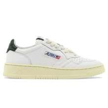 Autry Medalist Green Tab Low Top Sneakers White