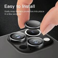 Anillo de metal + Protector de lente de vidrio templado compatible con Redmi 13 13C Redmi Note 14 13 4G 5G Note 13 14 Pro 4G 5G Note 13 Pro+ POCO C65 M6 Pro X6 Pro 5G X6 5G Compatible con Xiaomi 13T 14T Pro Estuche protector de vidrio HD claro, lente completa, accesorios para teléfonos a prueba de agua, a prueba de golpes, antiarañazos, antihuellas dactilares, regalo para cumpleaños, familia, amigos - Negro - Ver 6