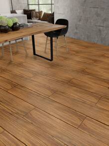 1 rollo de pegatinas autoadhesivas para suelo con diseño de grano de madera, pegatinas de vinilo antideslizantes para pegar y despegar para decoración del hogar en sala de estar, cocina, baño y dormitorio, también para decoración navideña, 18*120cm/7.08*47.24 pulgadas, pegatinas, vinilos decorativos para el hogar, artículos de decoración de primavera para renovar su hogar, pegatinas de decoración Rama para suelos, baldosas, pisos, baldosas autoadhesivas para pisos, decoración de sala de estar - Multicolor - Ver 15