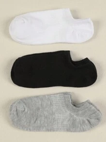 10/20雙多色女款船襪，夏季薄款透氣低筒防滑不掉跟隱形短襪 - 彩色 - 查看 2