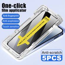 5 件即时应用手机隐私屏幕保护膜 - 黑色 - 查看 27
