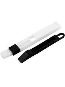 1 件/3 件带簸箕的多功能缝隙清洁刷 - 适用于窗轨、厨房和浴室 - 通用窗户和门轨清洁刷 - 轻松清洁小缝隙和框架，让家居一尘不染，清洁用品，清洁工具 - 彩色 - 查看 5