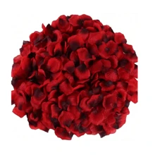 1000 件/100 件人造无纺布红玫瑰花瓣适用于浪漫之夜、情人节惊喜、周年纪念、订婚求婚、婚礼装饰、生日房间装饰、新娘送礼会最佳礼物、婚礼装饰、家居装饰、房间装饰派对礼物新娘