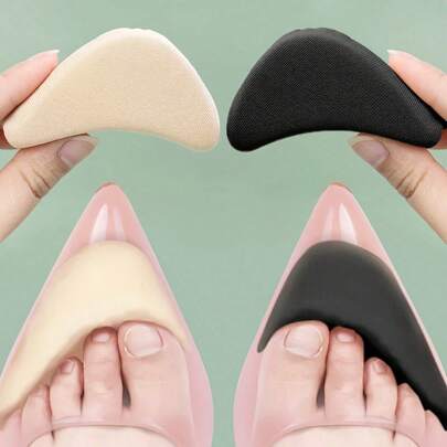 Women's High Heel Cushion Inserts - 1 Pair Of Sponge Forefoot Insoles For Pain Relief, Shoe Size Reducer, Foot Protector Pads, Travel-Size, Feet Comfort Accessories, Shoe, Spring Summer Picks, Brides Maid Gifts, Room, Bedroom Decor, Bedroom Decor, Beach, Travel, For Men, For Women, Vacation