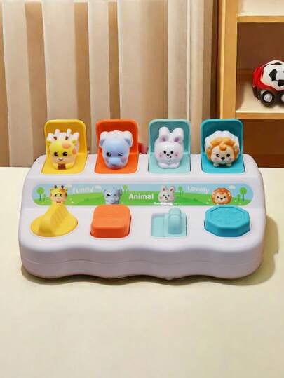Cause-And-Effect Toy – Developmental Toy With Buttons & Colors – Color Sorting Animal Toys – For Kids,Toddlers,Babies – 18 Months + – Pop-Up Pals,Baby Toys,Toddler Toys,Baby Boy Toys,Baby Toys,Toddler Toys,Toys,Baby Toys 6 Months,Animal Toys,Cot Toys,Baby Toys,Baby Boy Toys,Baby Toy,Toys For Toddler,Toys,Toys 2 Years