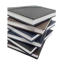 2025 Daily Planner With Metal Pen Included - Choose The Cover - Models With Or Without Stand/Accessory Holder - 淺木色配藍色 - 查看 5