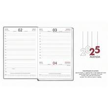 2025 Daily Planner With Metal Pen Included - Choose The Cover - Models With Or Without Stand/Accessory Holder - 淺木色配藍色 - 查看 4