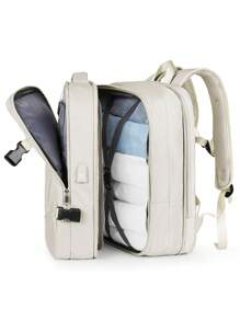 40L Travel Backpack For Women Men, Expandable Backpack 17 Inch Laptop Backpack Flight Approved Luggage Carry On Water Resistant Computer Backpack For Weekender Overnight Large Daypack Back Pack With Laptop Compartment Teacher Personal Item Backpack Rucksack Airplane Accessories Waterproof Hiking Business Trip Carry On Backpack - Multicolor - View 15