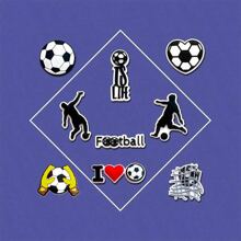 15入組足球足球系列鞋飾鞋配件，適用於洞洞鞋，泡泡鞋，涼鞋，是生日聖誕萬聖節派對的禮物想法