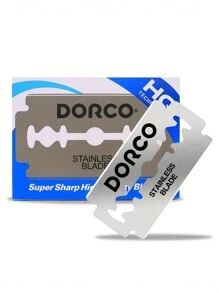 10 piezas/50 piezas/100 piezas Cuchillas de afeitar de doble filo de platino, cuchillas de acero inoxidable de doble cara afiladas para maquinillas de afeitar de manual - Multicolor - Ver 10