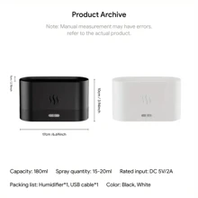 1 件便携式火焰效果 LED 芳香扩散加湿器 - 智能 USB 充电，无需电池，适用于家庭、卧室、办公室和客厅、圣诞节、新年、秋冬季精美礼物