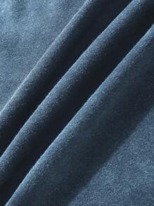 Moletom com capuz masculino lavado vintage criativo casual estampado - Azul - Ver 5