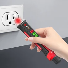 NJTY NJTY Non-Contact Voltage Tester, Electric Pen, 12-1000V AC Voltage Tester Pen, Circuit Break Finder Electrical Tool With Flashlight Buzzer, Live/Neutral Wire Tester, Wire Breakpoint Finder (BATTERY NO INCLUDED))