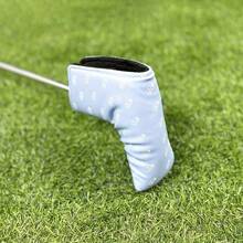 1pc Golf Club Head Cover, PU Material, Better Protection For Golf Clubs, Blue Minimalist Style - Multicolor - View 12