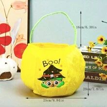 1 件万圣节南瓜袋讨糖袋，恐怖派对节日气氛装扮装饰糖果袋，恐怖南瓜桶，万圣节装饰，万圣节用品，万圣节派对万圣节万圣节装饰万圣节装饰品万圣节家居万圣节派对万圣节袋万圣节派对