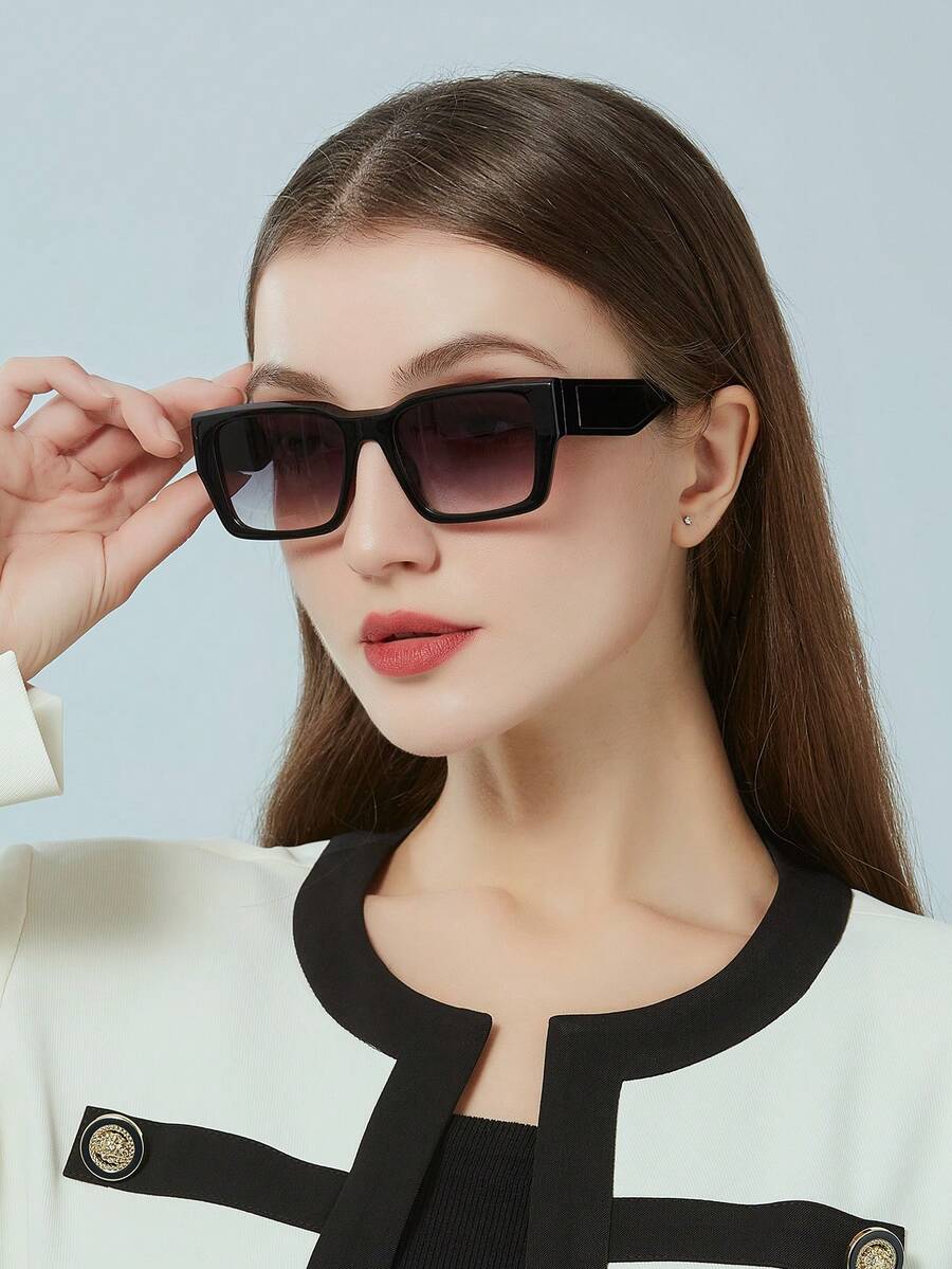 Kính thời trang gọng nhỏ cổ điển dành cho nữ Kính Y2K Baddie Ins Kính thời trang chụp ảnh đường phố dành cho nam Phụ kiện bãi biển hợp thời trang dành cho nữ Kính râm Phụ kiện bãi biển dành cho nữ Kính râm - Nhiều màu - Xem 1