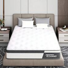Teoanns Single Size Mattress 10 Inch Hybrid Memory Foam Mattress Bed In A Box - Light Grey - View 5