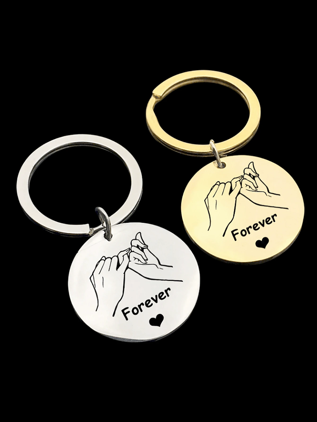 A Engraved Nameplate With Couple Elements Engraved With A Hand In Hand