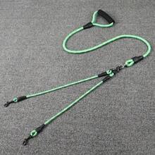 Dual Dog Leash With Wave Pattern - Detachable,Free Nylon Lead For Walking Two Dogs