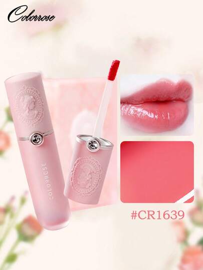 COLORROSE Brillant à lèvres crémeux soyeux, Rouge à lèvres hydratant avec miroir, Couleur à fort impact longue tenue, Rouge à lèvres liquide léger, Maquillage quotidien
