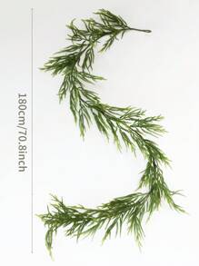 1 peça 180 cm videira artificial de vime para festa, lareira, quarto, mesa, decoração de escadas, decoração de casa, decoração de natal, decoração de quarto, natal - 1 peça modelo de menina Tianzhu simulado rattan - Ver 2