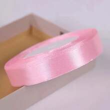 1 Roll Satin Ribbon 1cm/1.5cm/2cm/2.5cm/3.8cm/5cm Flower Wrapping Ribbon Bow Polyester Satin Ribbon Gifts Box Craft DIY Hair Clips Rose Bouquet Webbing - Multicolor - View 23