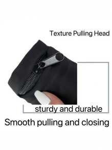 Outdoor Sports Wrist Pouch, Zipper Closure, Multi-Function Hidden Storage Bag, Private Wallet, Cycling Phone Bag, Fitness Arm Bag, Wrist Pouch, Running Storage Wallet, Travel Essential, Multi-Function Hair Scrunchies For Women & Girls, Invisible Black Hair Ties, Travel Accessories, Beach Holiday, Summer Vacation, School Supplies, Back To School Essentials - Multicolor - View 7
