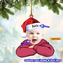 Đồ trang trí Giáng sinh tùy chỉnh - Đồ trang trí Giáng sinh, Đồ trang trí Giáng sinh bằng Acrylic & Đồ trang trí Giáng sinh có hình ảnh gia đình được cá nhân hóa - Tùy chỉnh hình ảnh và văn bản của bạn, Đồ trang trí Giáng sinh được cá nhân hóa 2024 cho gia đình và bạn bè, Đồ trang trí, Halloween, Đồ trang trí Halloween - Nhiều màu - Xem 4