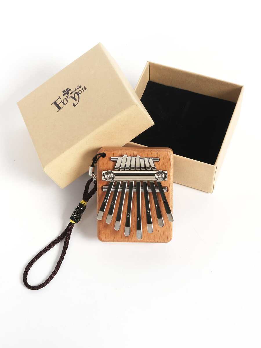 OUMINGYQ 8-Note Kalimba Thumb Piano, Mini Finger Piano, Simple & Compact Hand Piano, Easy To Play Instrument Suitable For Beginners And As A Gift