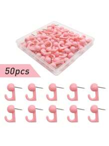 Finego 20/50 unidades de chinches, tachuelas, apropiados para corcho, colgar en la pared, tablón de anuncios, decoración navideña, de vuelta al colegio