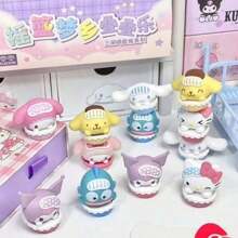 MINISO三丽鸥角色摇篮梦幻岛可堆叠盲盒，新奇有趣的堆叠玩法，适合装饰卧室床头和书桌，生日礼物/节日礼物（1个，随机发货） - 彩色 - 查看 1