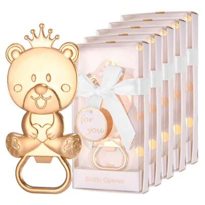 12 abridores de garrafas em formato de ursinho de pelúcia, para uso em festas, adequados como presentes de casamento, noivado ou festa de aniversário, lembranças, decorações e recordações, lembrancinhas para convidados de casamento, presentes para o Dia dos Namorados, artigos para festas, itens essenciais para cozinha e bar