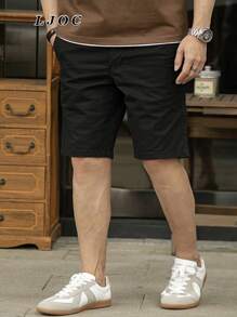 Kit 2 Premium Men's Adult Shorts Bermuda Twill Colored Jeans Various Colors Without Elastane Basic--From The Factory - màu đen - Xem 4
